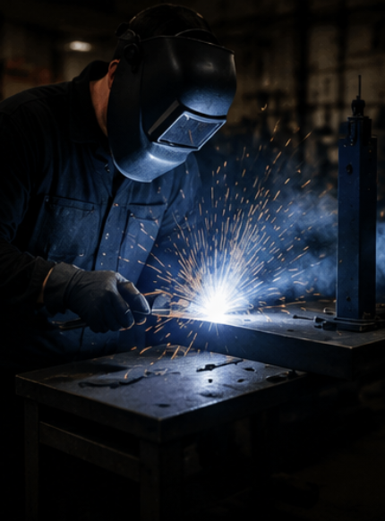 Vehicle welding and maintenance at RJR Car and Commercial
