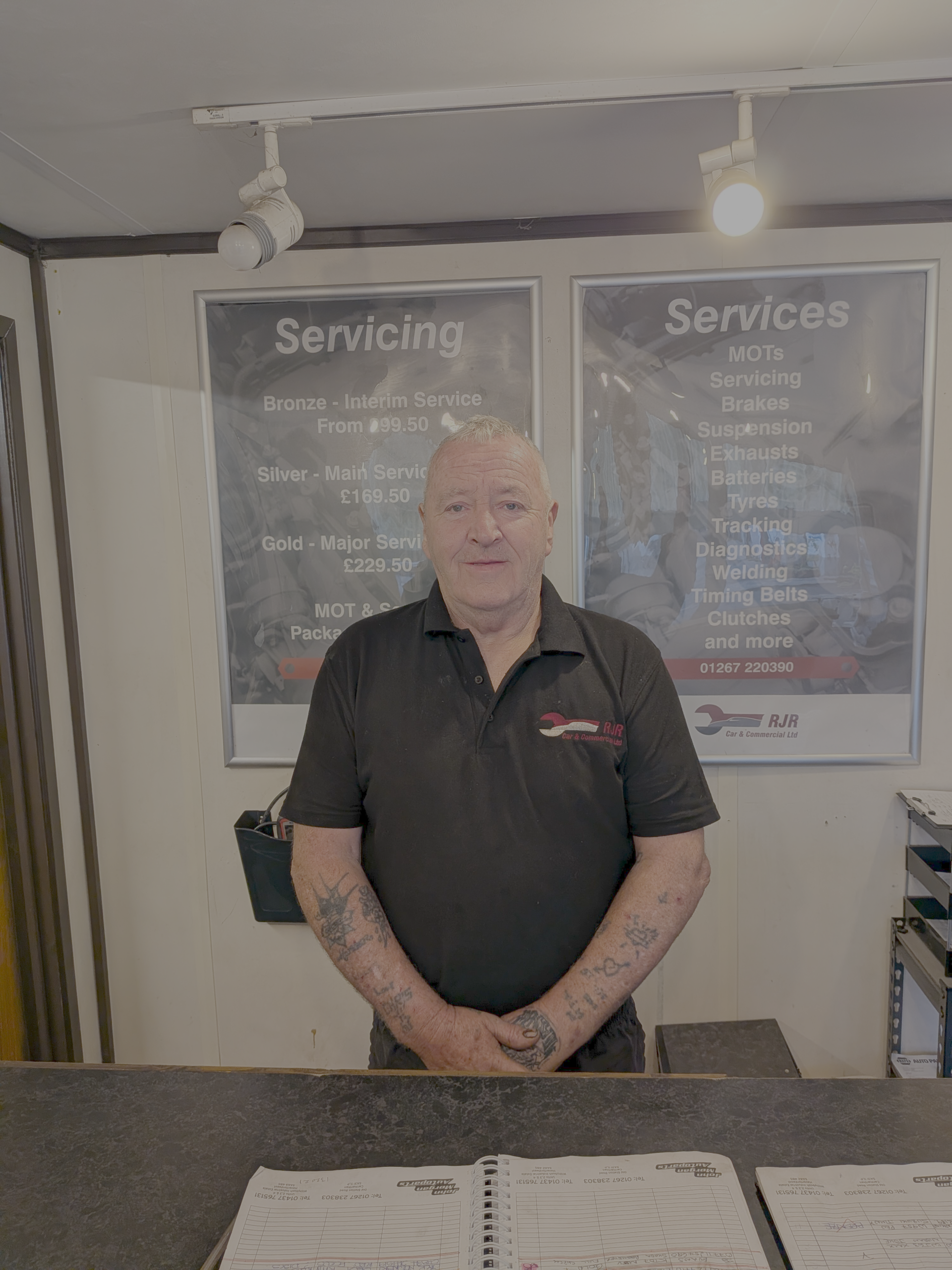 Tim Watson, chief mechanic and welder at RJR
